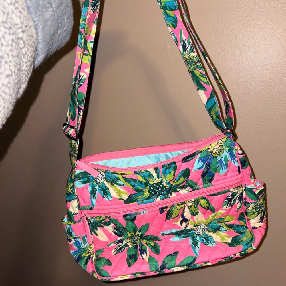 Vera Bradley Floral Pink Shoulder Bag